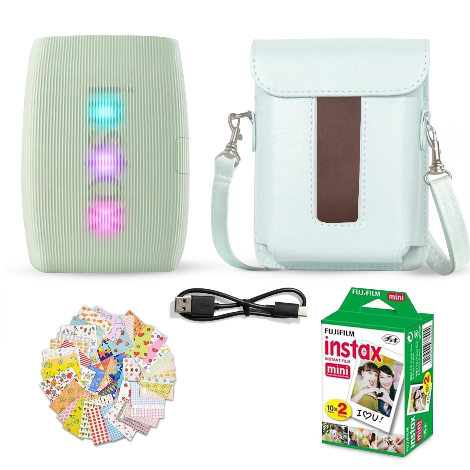 Foto 2 pulgar | Impresora Para Smartphone Fujifilm Instax Mini Link 3 Sage Green - Venta Internacional.