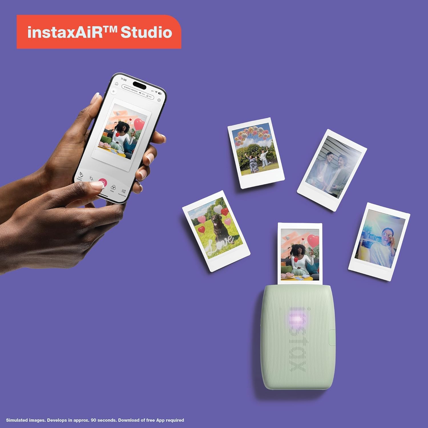 Foto 6 pulgar | Impresora Para Smartphone Fujifilm Instax Mini Link 3 Sage Green - Venta Internacional.