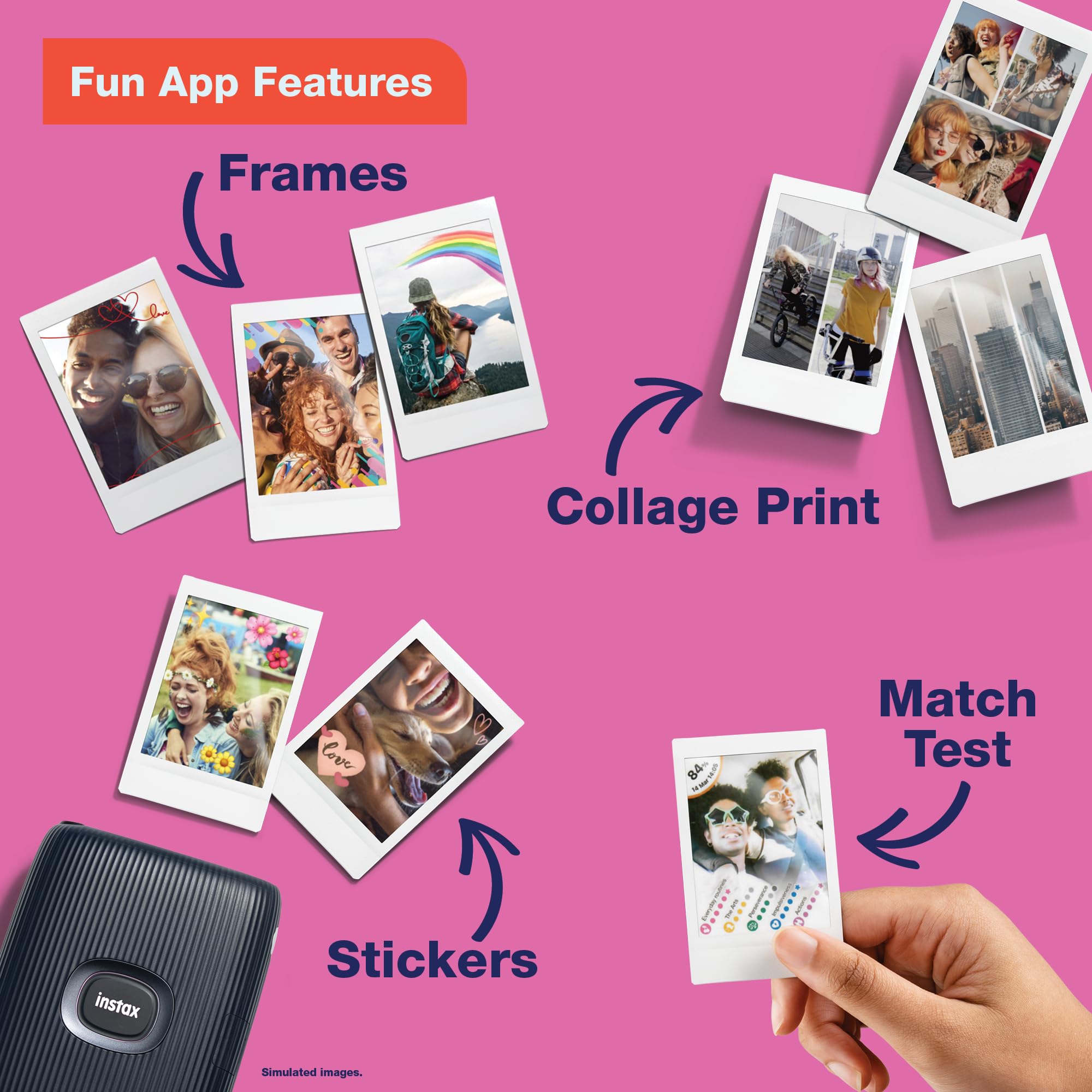 Foto 4 | Impresora para Smartphone Fujifilm Instax Mini Link 2 Rosa - Venta Internacional