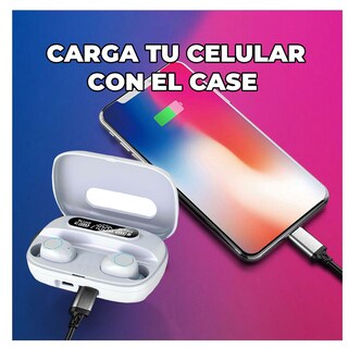 Foto 3 | Audifonos Inalámbricos In-ear Tws Elegate Blancos