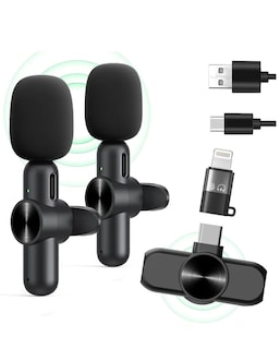 Foto 1 | Micrófono Xtellar Inalámbrico Para Iphone Ipad Y Android Negro