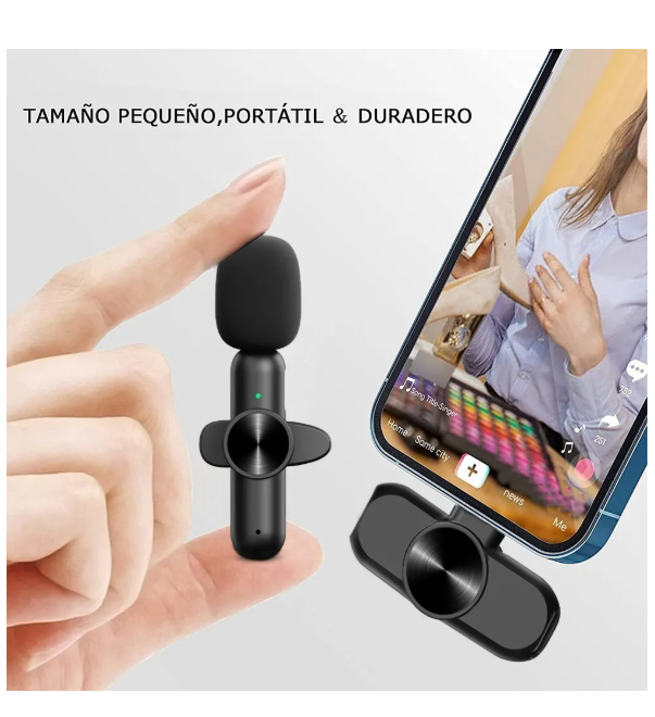 Foto 3 pulgar | Micrófono Xtellar Inalámbrico Para Iphone Ipad Y Android Negro