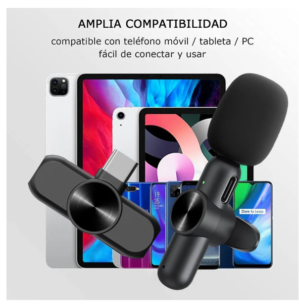 Foto 4 pulgar | Micrófono Xtellar Inalámbrico Para Iphone Ipad Y Android Negro