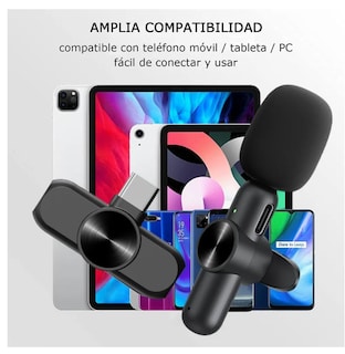 Foto 3 | Micrófono Xtellar Inalámbrico Para Iphone Ipad Y Android Negro