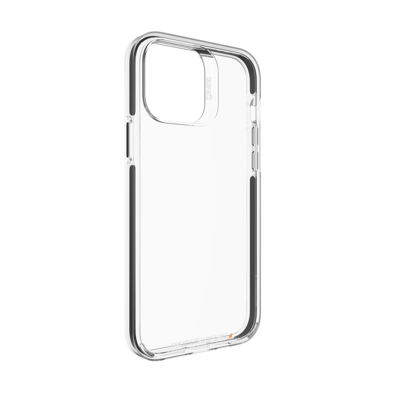 Foto 2 pulgar | Funda Santa Cruz para iPhone 13 Pro Max Gear4 Transparente con Borde Negro