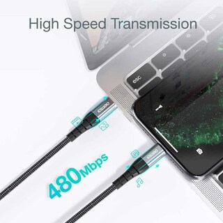 Foto 5 | Cable Datos Usb-c a Lightning Choetech Ip0039 color Negro Pd 1.2m Certificado por Apple