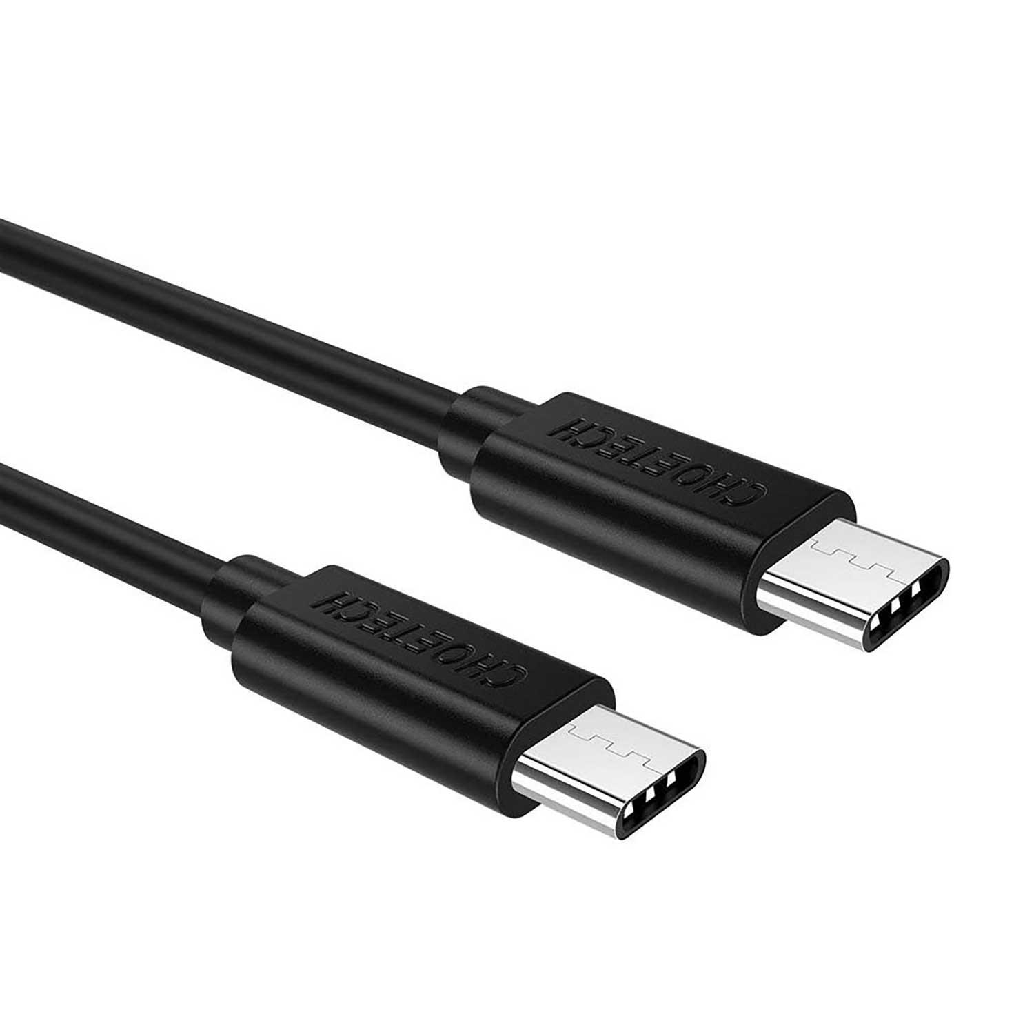 Foto 2 pulgar | Cable de Datos Choetech Usb-c a Usb-c de 2m Universal color Negro