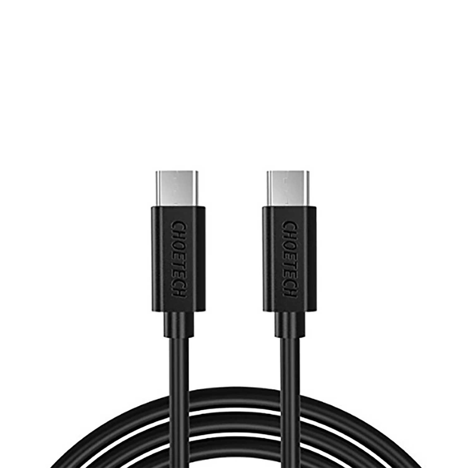 Foto 4 pulgar | Cable de Datos Choetech Usb-c a Usb-c de 2m Universal color Negro