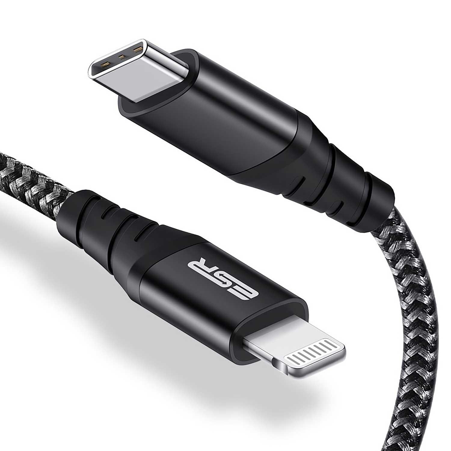 Foto 2 pulgar | Cable de Datos Esr Usb-c a Ligthning de 1m para iPhone e iPad