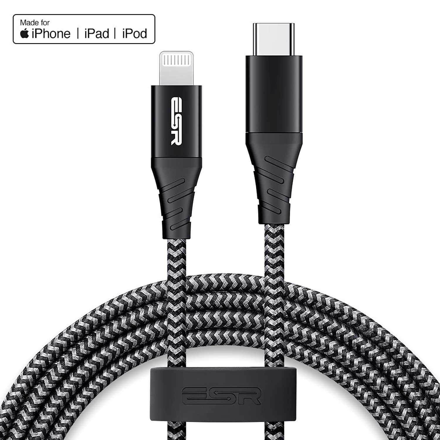 Foto 3 pulgar | Cable de Datos Esr Usb-c a Ligthning de 1m para iPhone e iPad