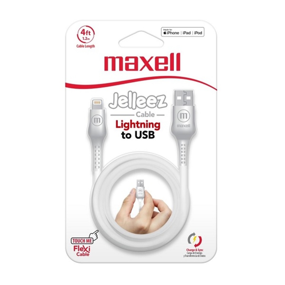 Foto 2 | Cable Maxell Lightning para Carga y Transferencia de Datos de 1.2 Metros 348208