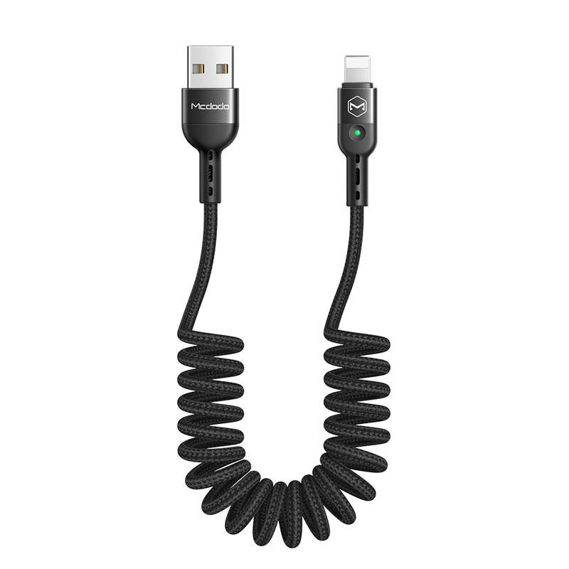 Foto 2 pulgar | Cable Retractable Mcdodo color Negro Carga Rápida de 1.8 m