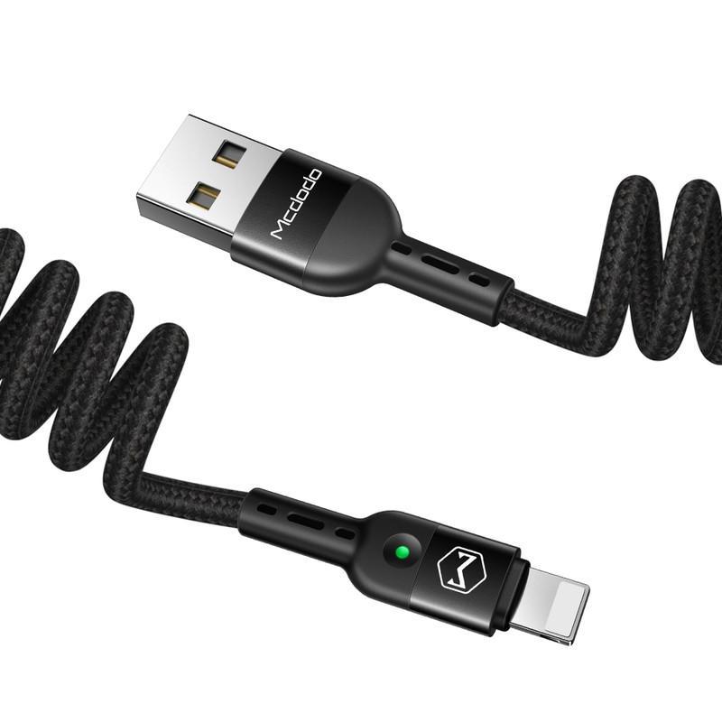 Foto 3 pulgar | Cable Retractable Mcdodo color Negro Carga Rápida de 1.8 m