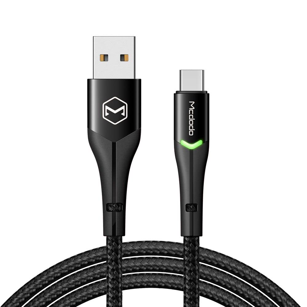 Foto 1 | Cable Usb a Tipo C Mcdodo color Negro de Carga Rápida Led Indicadora 1.5 m