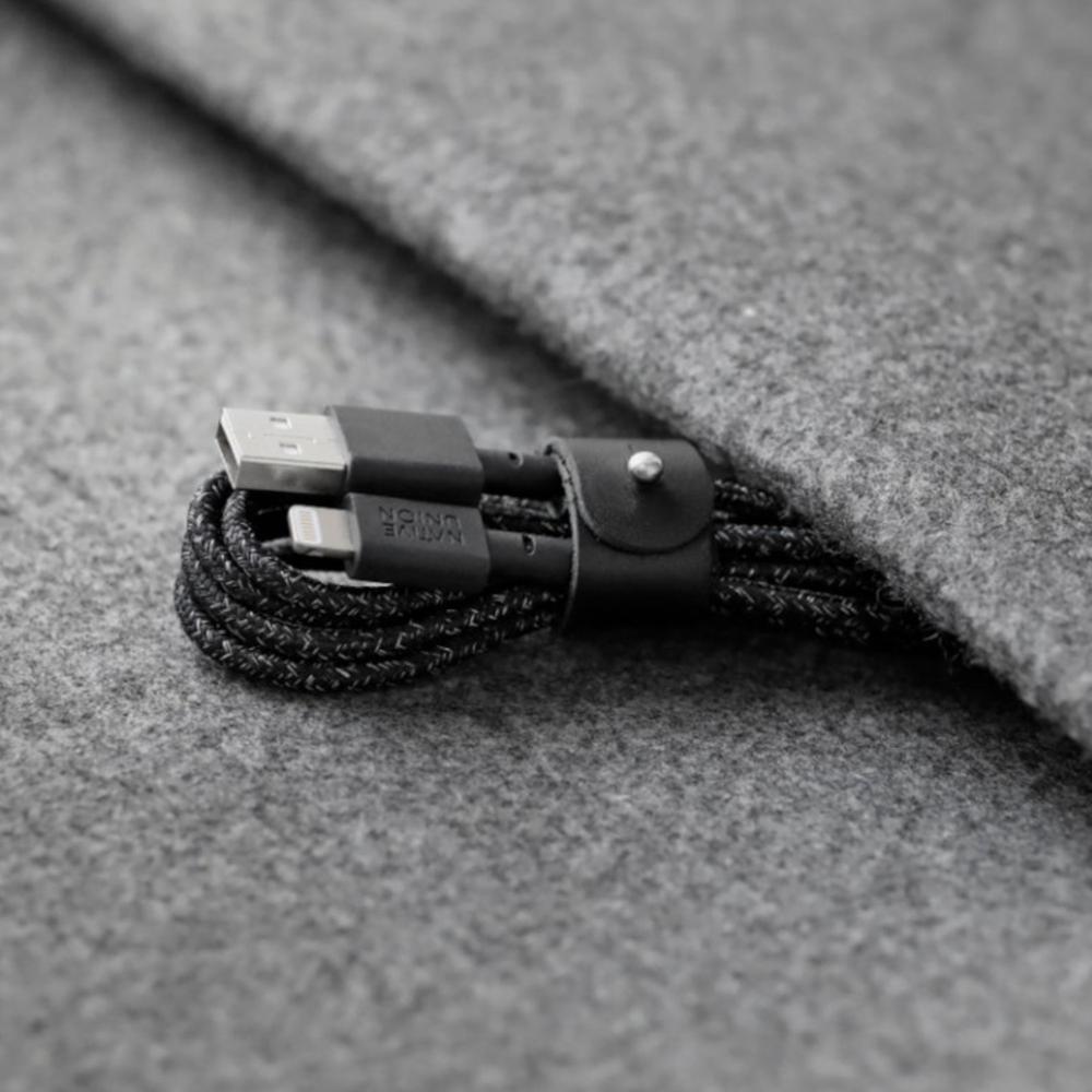 Foto 5 pulgar | Cable USB-A a Lightning Native Union Negro 1.2 m