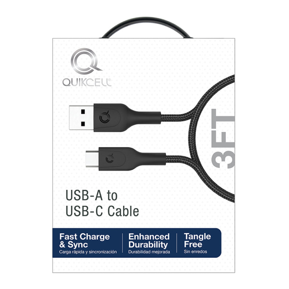 Foto 2 pulgar | Cable Tipo USB A - Tipo C Quikcell 1 Metro
