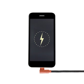 Foto 2 | Cable Lightning Hune Hiedra color Marrón Sustentable 90 Grados Compatible con iPhone