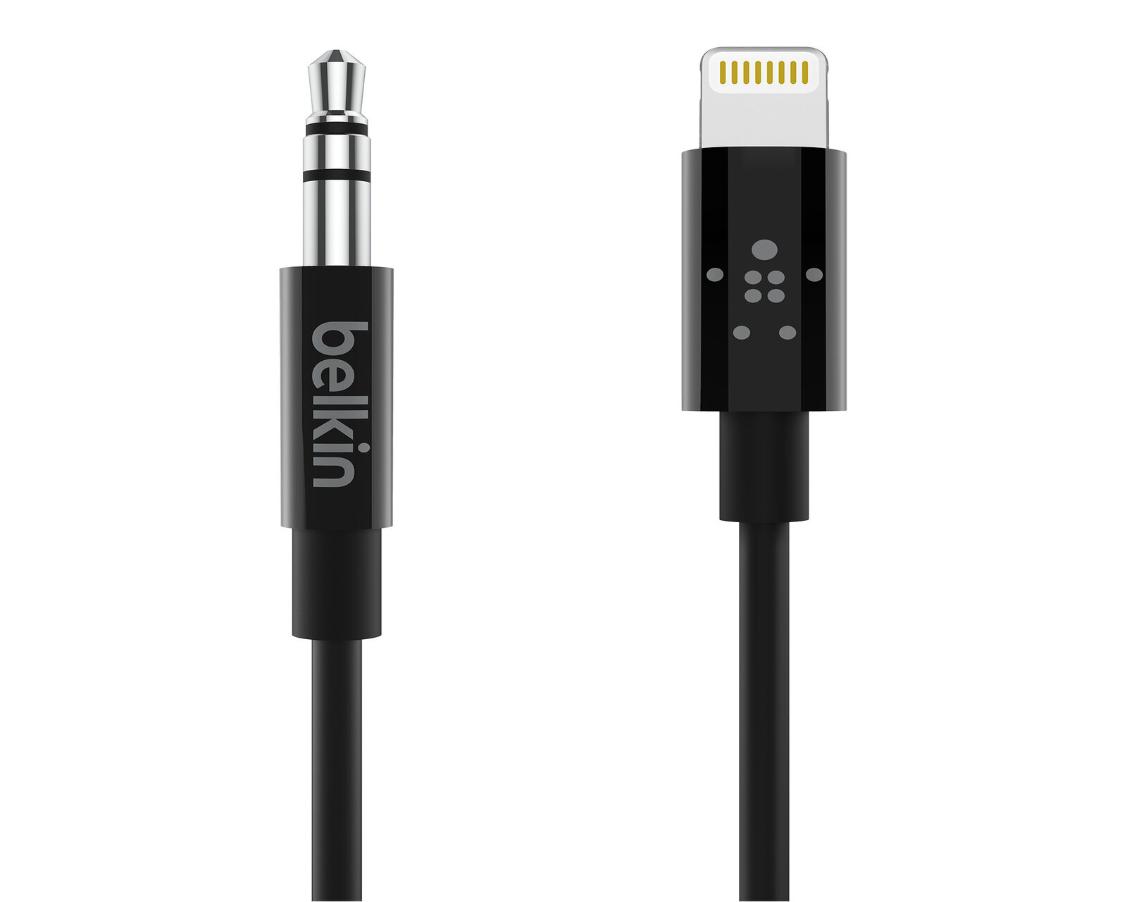 Foto 2 pulgar | Cable Audio Lightning A Plug 3.5 De 90 Cm Negro - Belkin