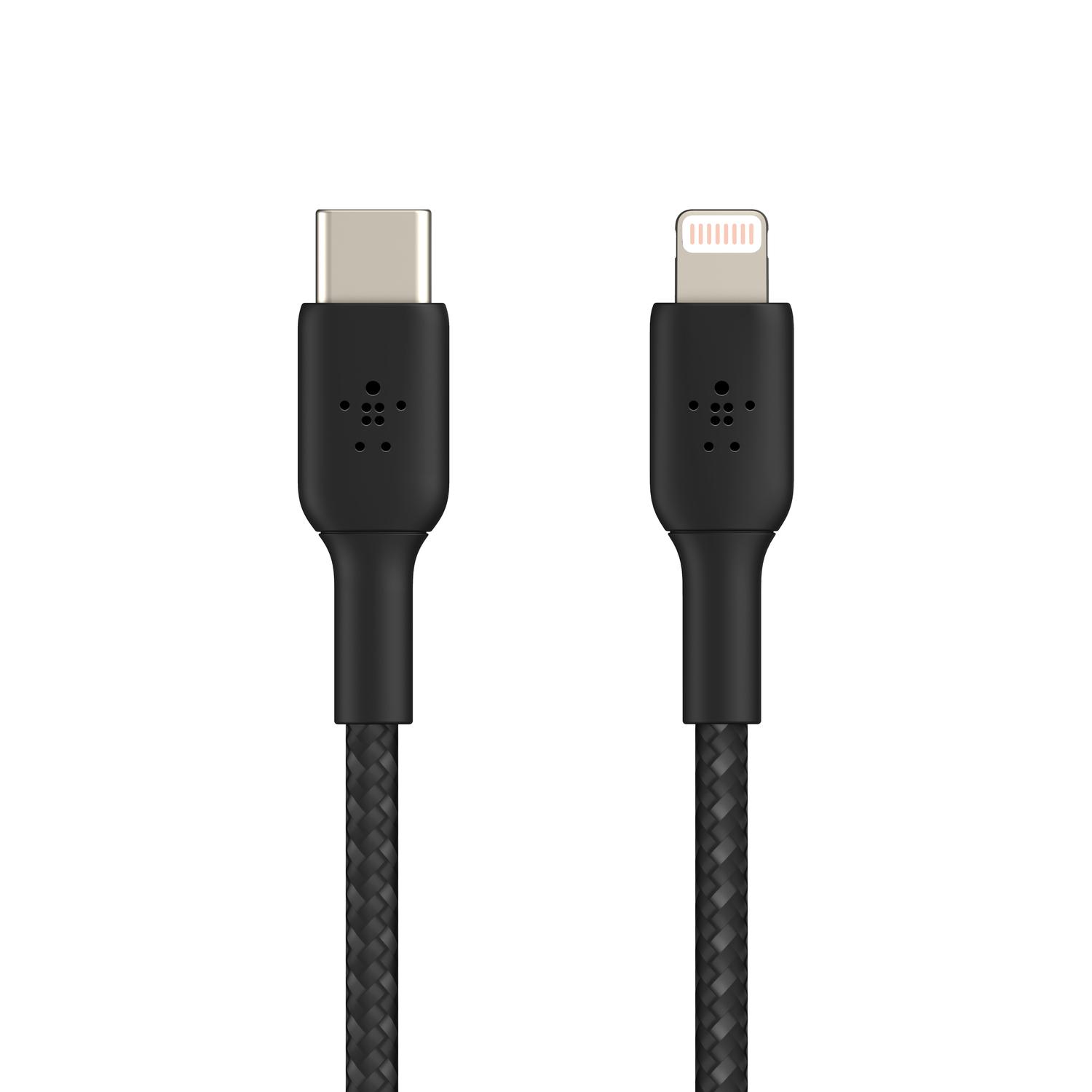 Foto 4 pulgar | Cable 1m Lightning A Usb-c Boost Charge Belkin -Negro