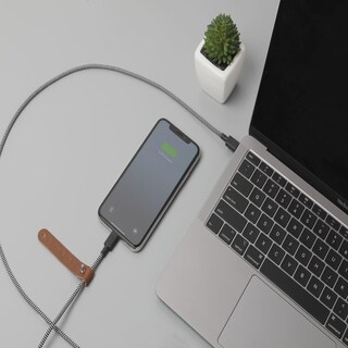 Foto 3 | Cable Belt Usb-c A Lightning 1.2 M -Native Union - Zebra