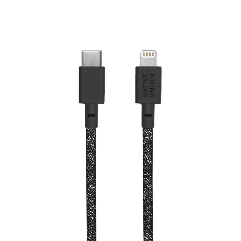 Foto 3 pulgar | Night Cable USB-C A Lightning - Native Union Negro