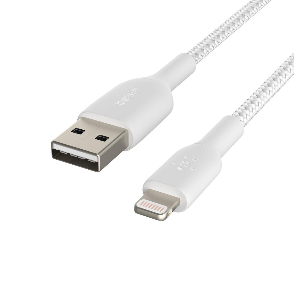 Foto 4 | Cable Lightning a USB-A Belkin color Blanco 1 m