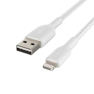 Foto 4 | Cable Lightning a USB-A Belkin color Blanco 1 m