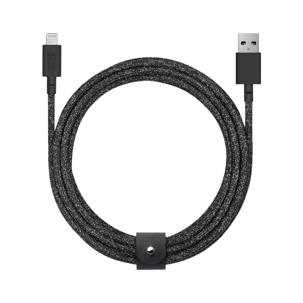 Cable Lightning Native Unión de Usb color Negro