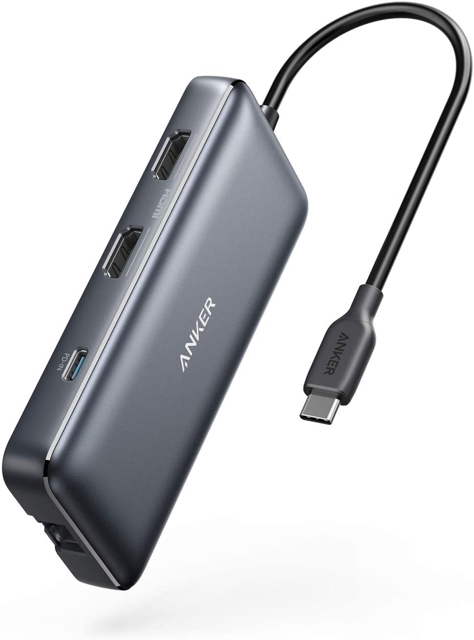 Venta Internacional - Hub Usb C De Anker, Powerexpand 8-en-1 Con Dual 4k Hdmi, Carga 100w, Ethernet 1 Gbps, 2 Puer