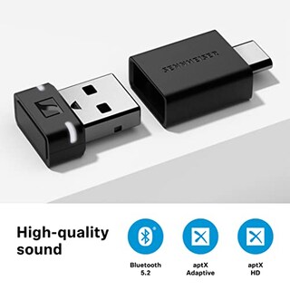 Foto 2 | Venta Internacional - Dongle Bluetooth Sennheiser Btd 600 - Adaptador Usb-a/usb-c Con Códecs Aptx Para Un Soni