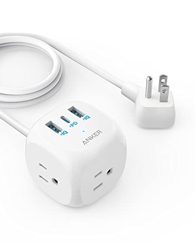 Foto 3 pulgar | Venta Internacional - Tira De Alimentación Usb C De 20w De Anker, Tira De Alimentación De 321 Con 3 Enchufes