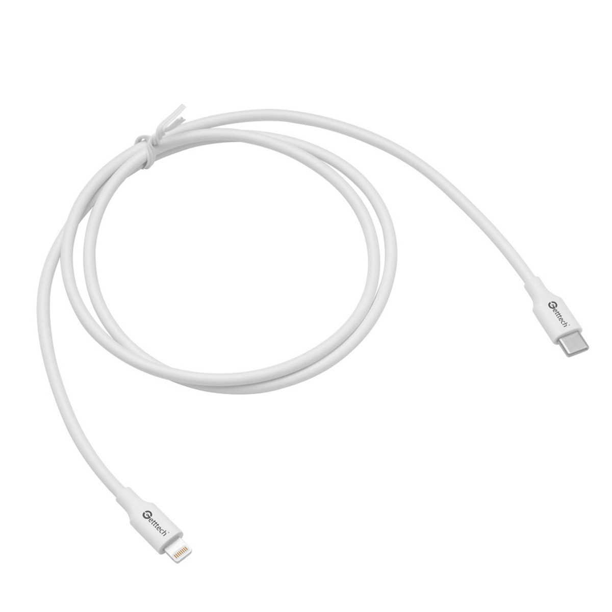 Foto 4 pulgar | Cable USB Lightning a USB-C Getttech GCL-LTUT-01 color Blanco