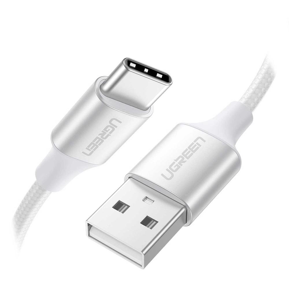 Foto 2 pulgar | Cable Datos Ugreen USB-A a USB-C color Blanco 2M Trenzado Universal