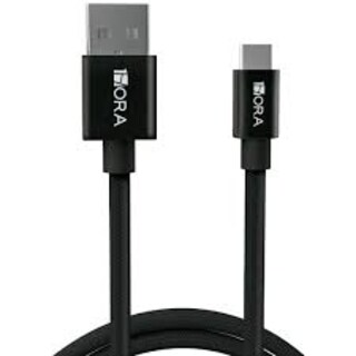 Foto 2 | Cable Tipo C 2m Usb C a Usb A 3a 1hora Cab264 Negro