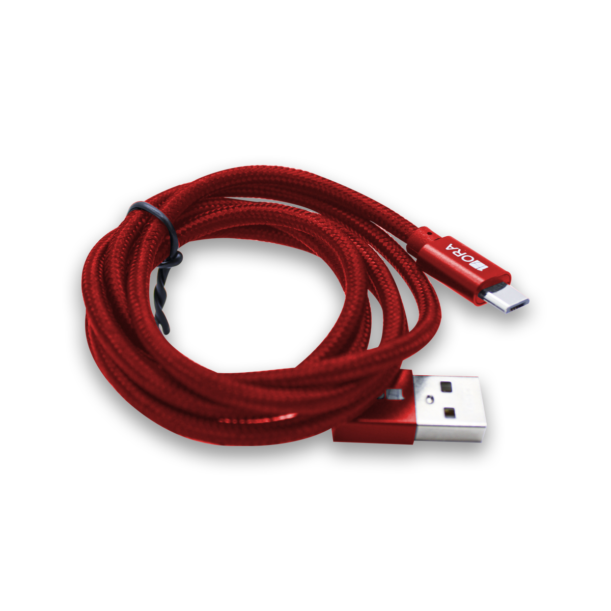 Foto 2 | Cable Nylon Reforzado Tipo C Carga Rapida 3A 1M Rojo