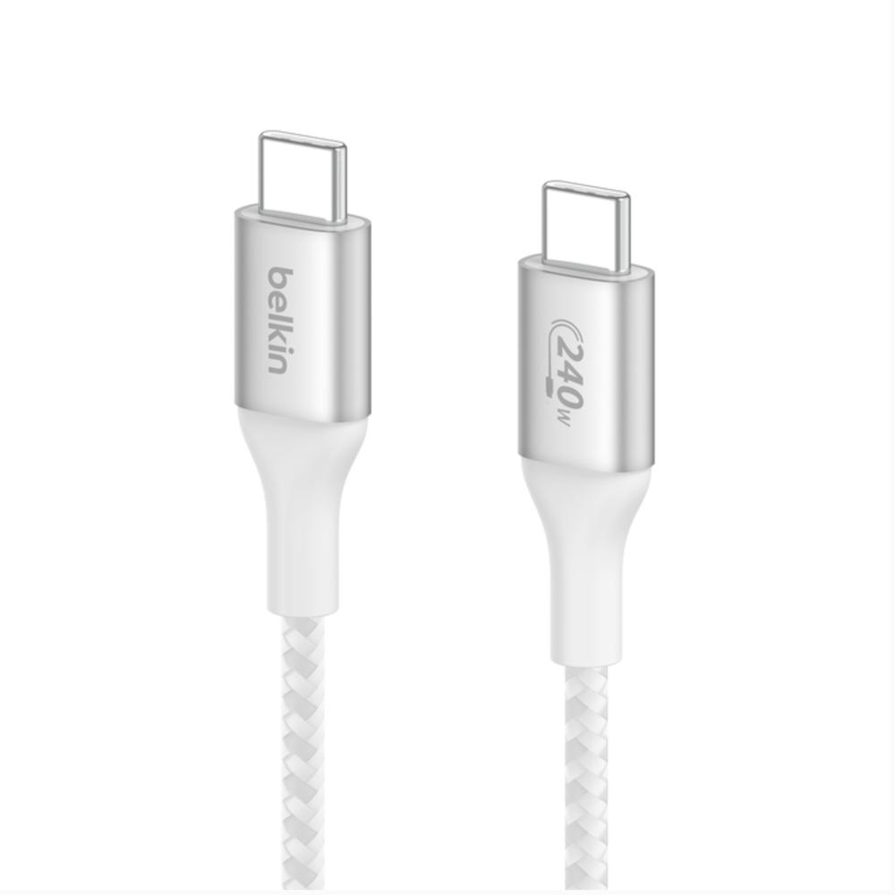 Foto 4 pulgar | Cable Belkin Blanco USB-C a USB-C 2 m