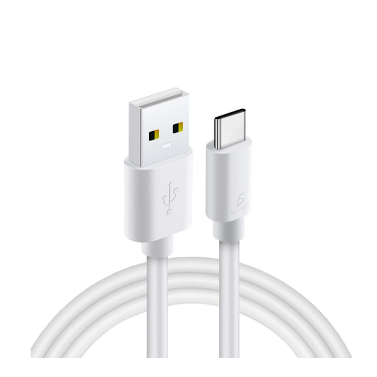 Cable De Carga Y Datos Microusb V8 3 Metros 2a Elegate Blanco