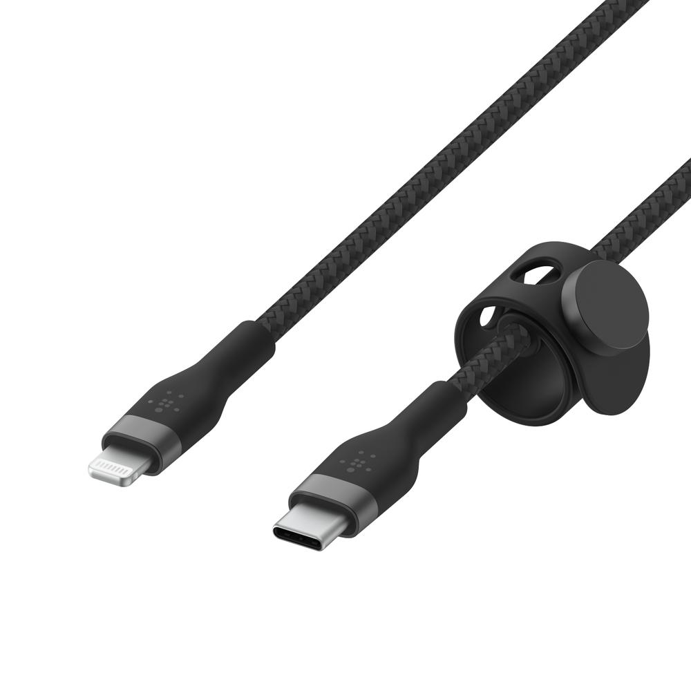 Foto 4 pulgar | Cable Pro Flex Usb-c a Lightning Belkin Negro 2m