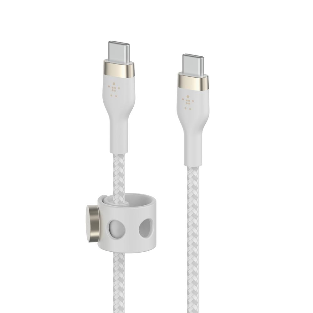 Foto 6 pulgar | Cable Pro Flex Usb-c a Usb-c 60w Belkin Blanco 2m