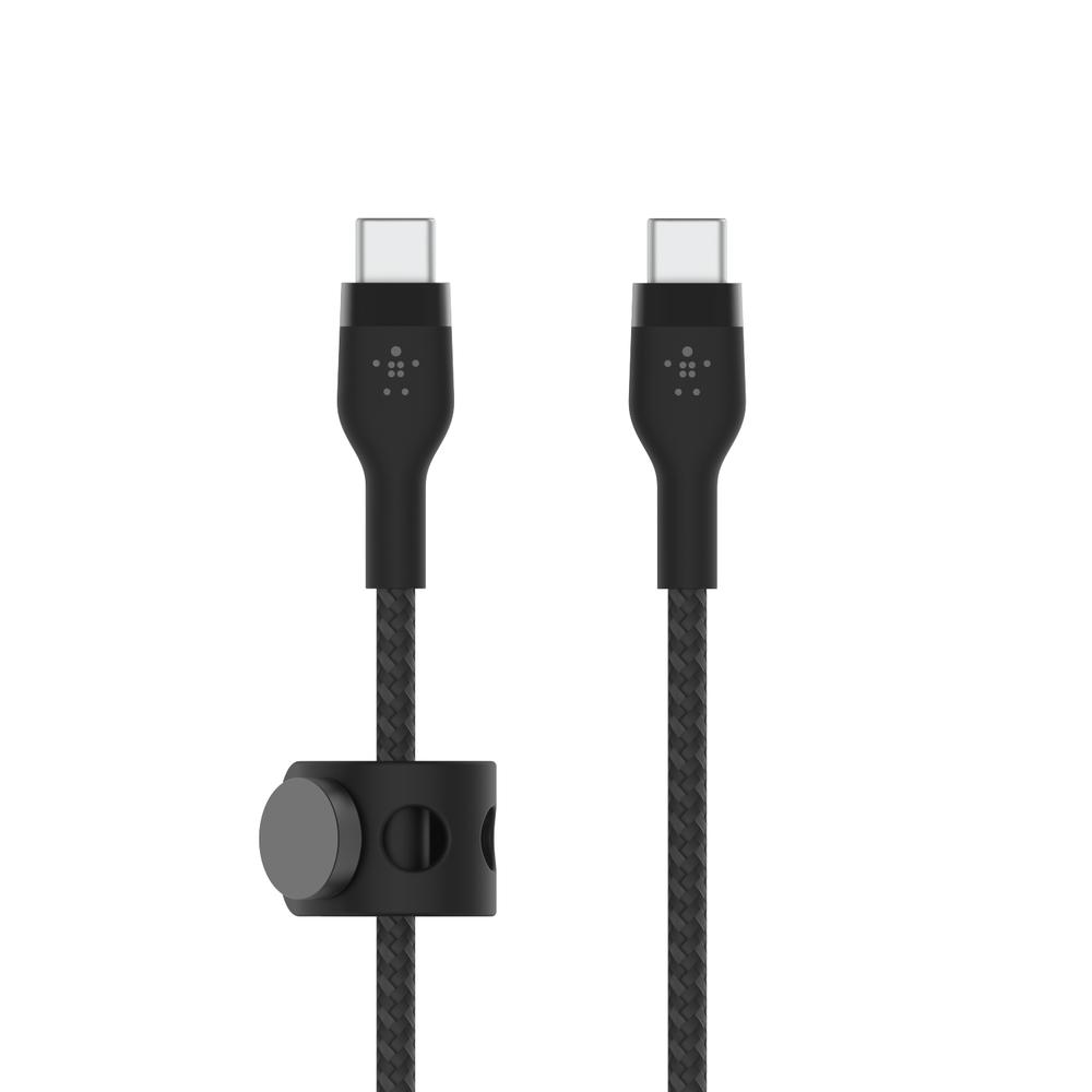 Foto 2 pulgar | Cable Pro Flex Usb-c a Usb-c Belkin 60w Negro 2m