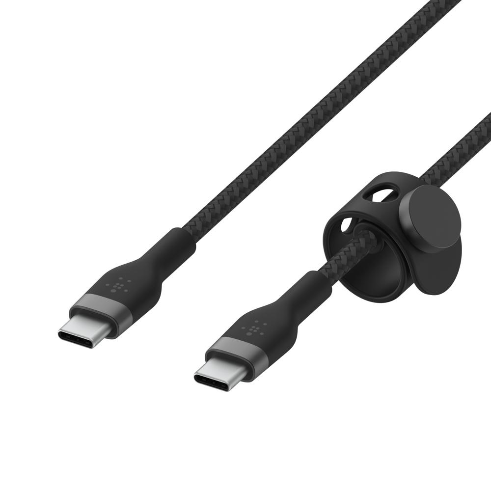 Foto 4 pulgar | Cable Pro Flex Usb-c a Usb-c Belkin 60w Negro 2m