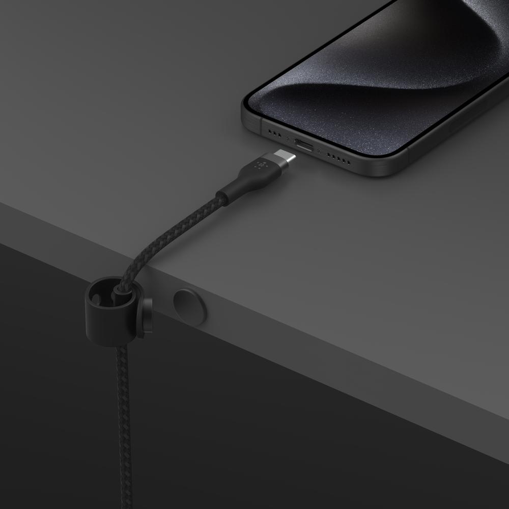 Foto 7 pulgar | Cable Pro Flex Usb-c a Usb-c Belkin 60w Negro 2m