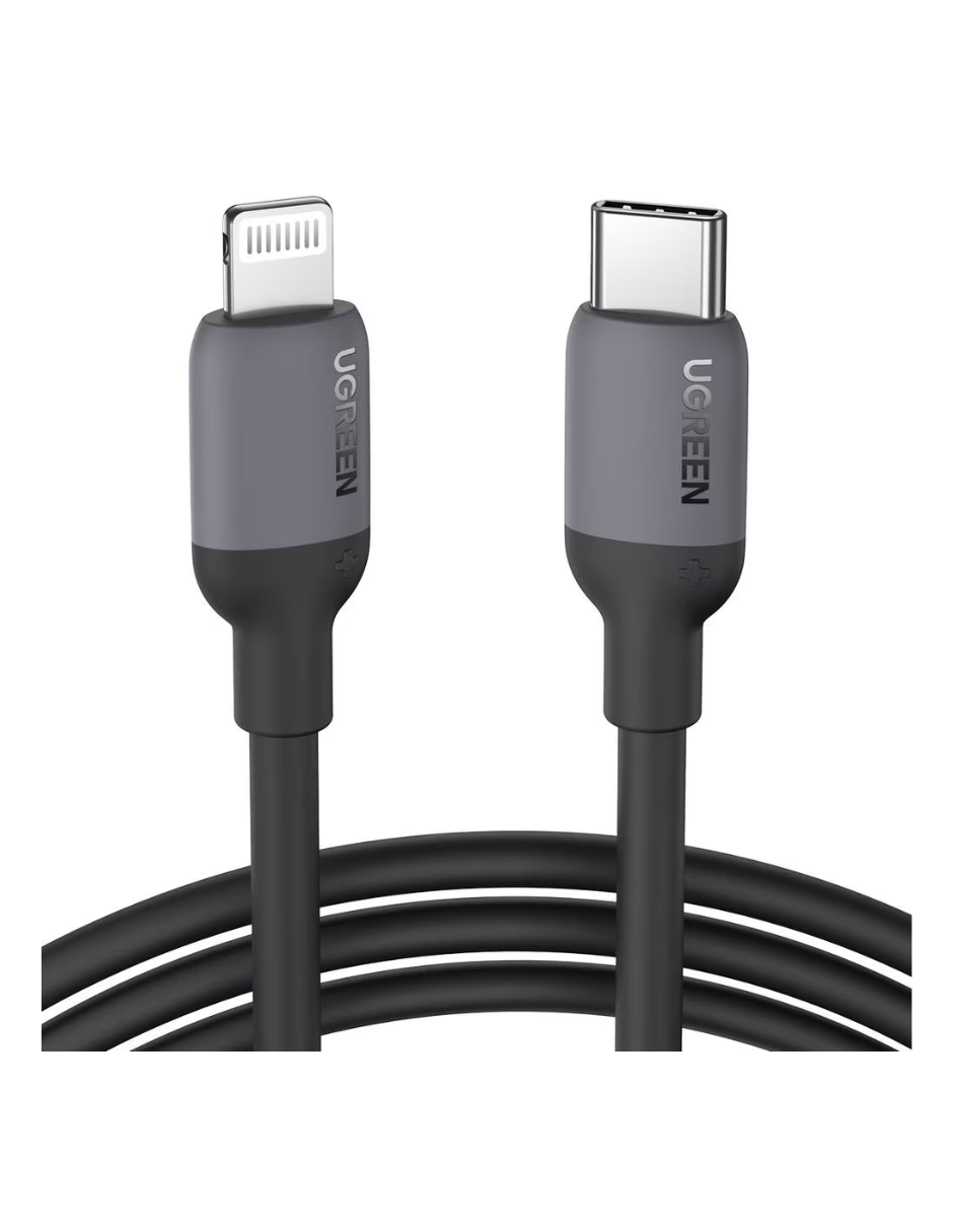 Foto 2 pulgar | Cable Usb C a Lightning  Ugreen Certificación Mfi 1m