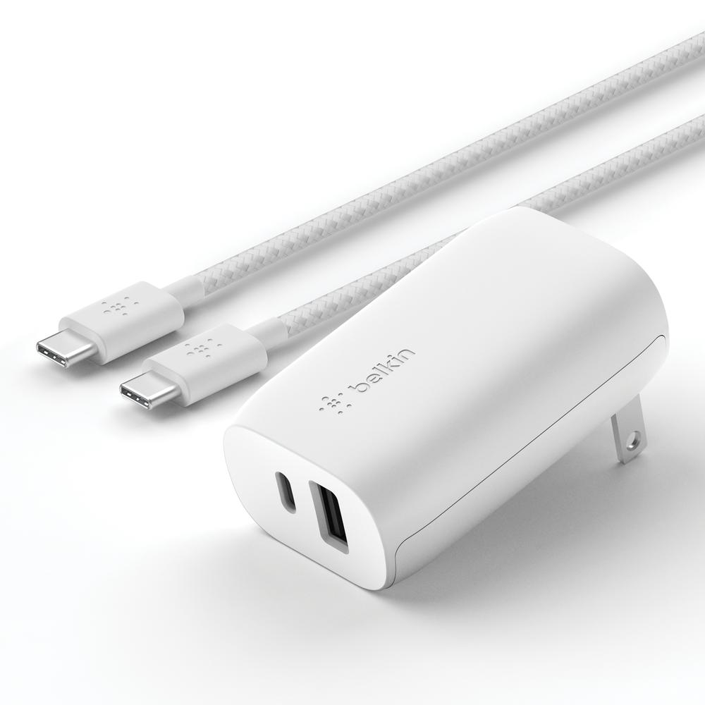 Foto 5 pulgar | Cable Trenzado Belkin Usb-c A Usb-c Blanco 1m