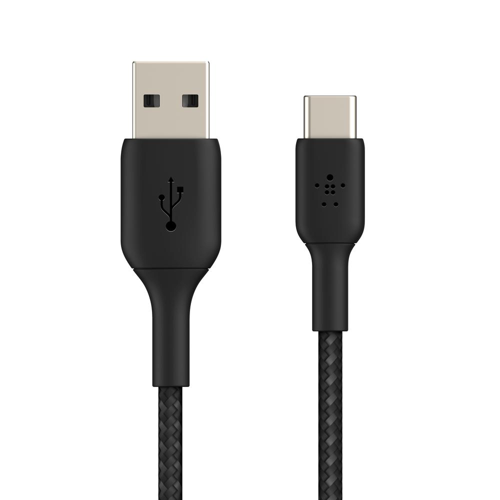 Foto 2 | Cable Trenzado Usb C A Usb-a Negro 1m