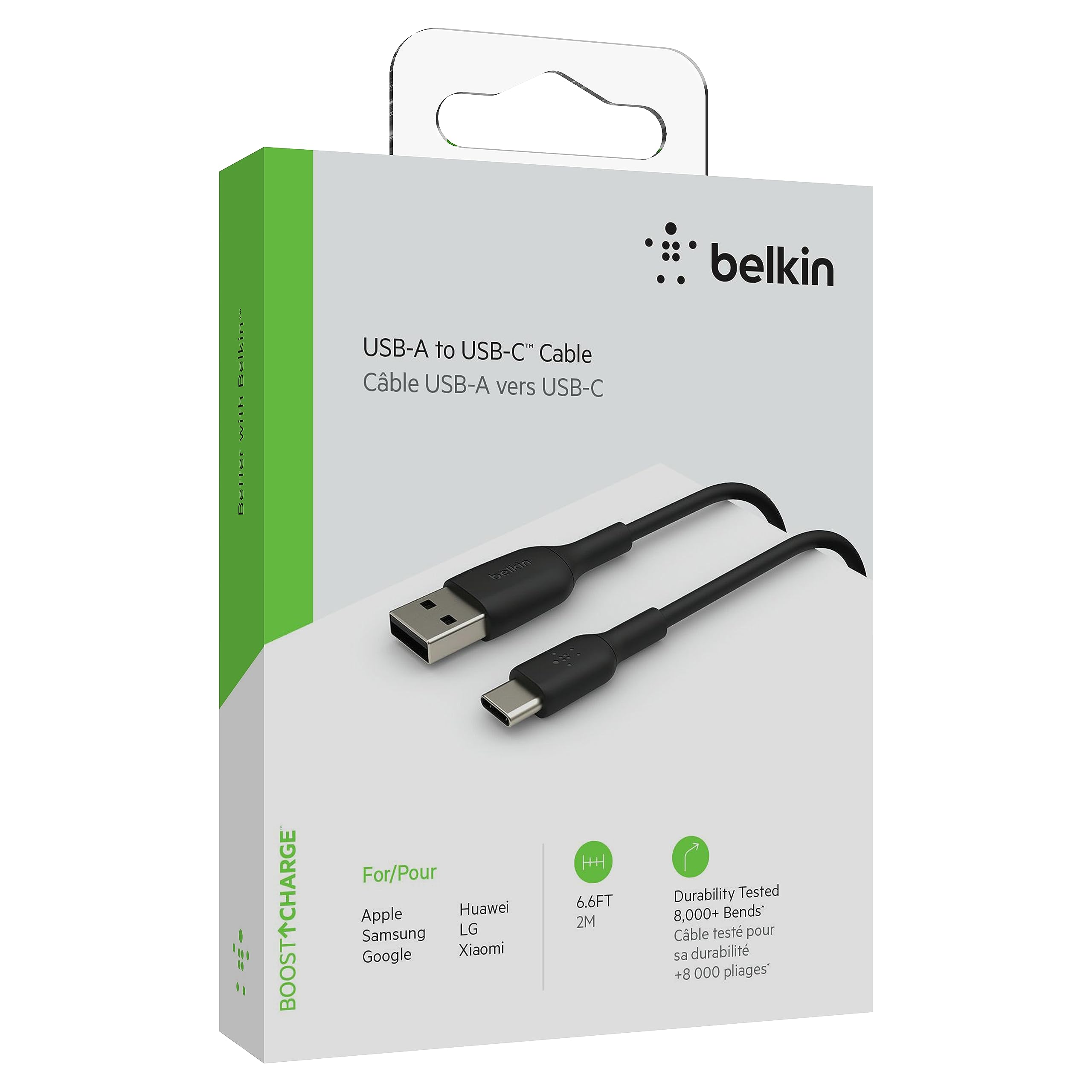 Foto 7 pulgar | Venta Internacional - Cable Usb-C Belkin Boostcharge De 2 M/6.6 Pies para iPhone y Samsung