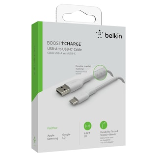 Foto 6 | Venta Internacional - Cable Usb-C Belkin Boostcharge Trenzado de 1 M/3,3 Pies para iPhone
