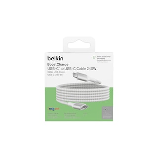 Foto 6 | Venta Internacional - Cable de Alimentación Usb-c A Usb-c Belkin Boostcharge 2 m con Warra