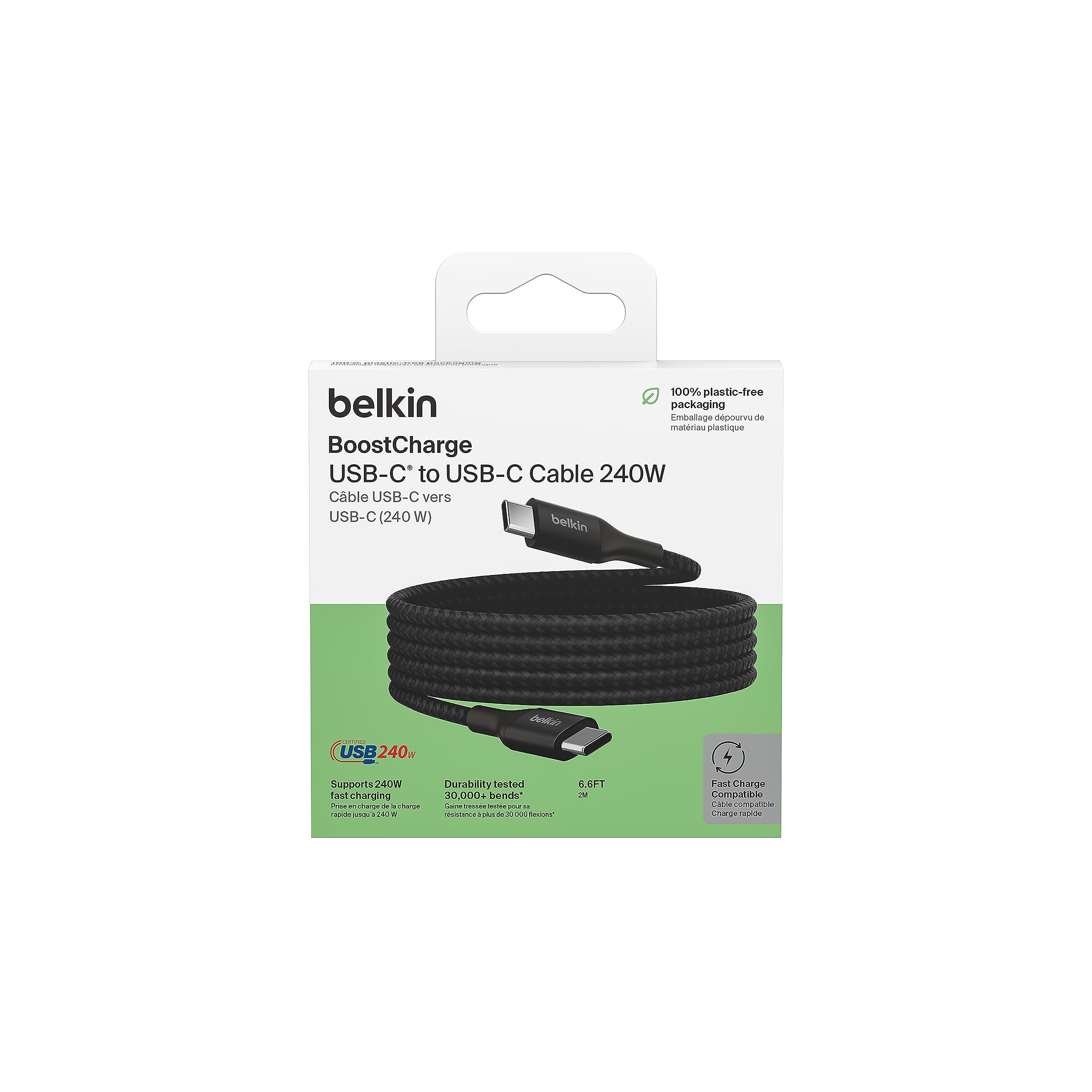 Foto 7 pulgar | Venta Internacional - Cable de Alimentación Usb-c A Usb-c Belkin Boostcharge 2 m con Warra