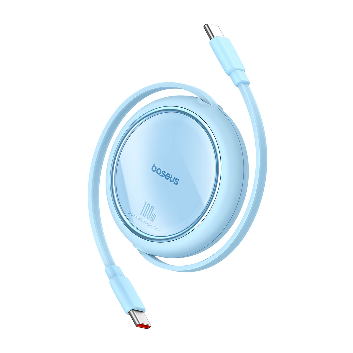 Foto 1 | Cable USB C 100w Baseus Free2draw Mini Retráctil 1m Azul